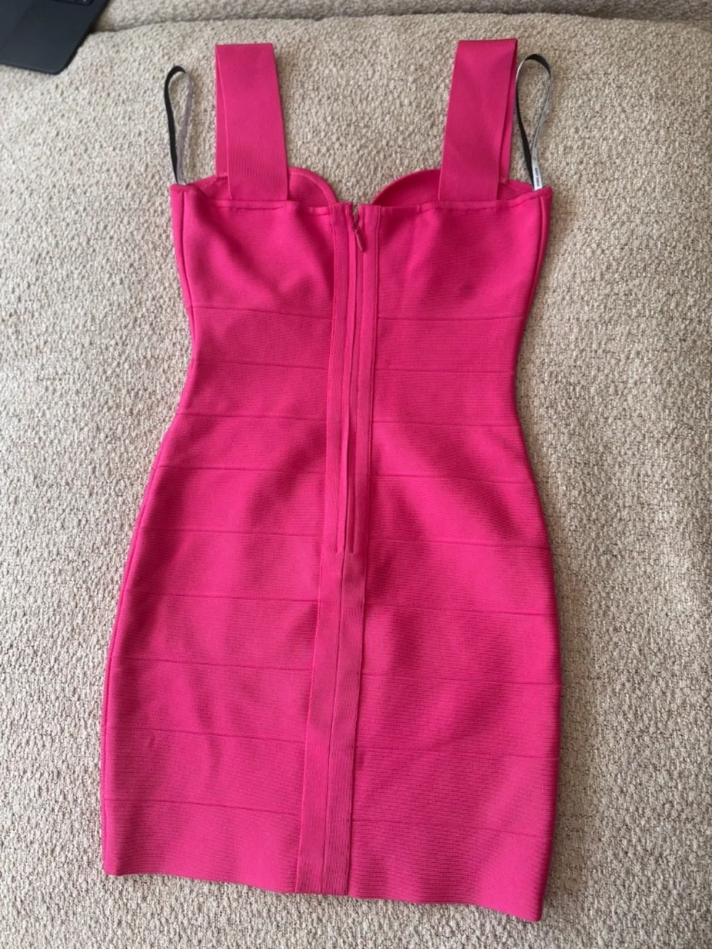 Hervé Léger Icon Strappy Sweetheart Mini Dress - Picture 5 of 7